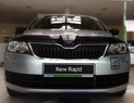 Дефлектор капота SKODA RAPID (2013-) "SIM"