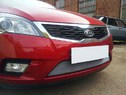 Защита радиатора Kia Ceed (2010-2012) рестайл Хром