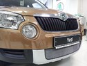 Защита радиатора Skoda Yeti хром