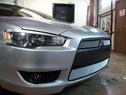 Защита радиатора Mitsubishi Lancer X 2007-2011 Хром