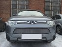 Защита радиатора Mitsubishi Outlander (2012-2015) Хром