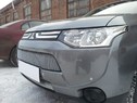 Защита радиатора Mitsubishi Outlander (2012-2015) Хром