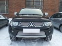 Защита радиатора Mitsubishi L200 2010-2013 хром