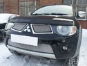 Защита радиатора Mitsubishi L200 2010-2013 хром