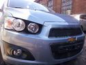 Защита радиатора Chevrolet Aveo 2012- black