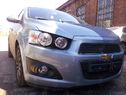 Защита радиатора Chevrolet Aveo 2012- black