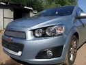 Защита радиатора Chevrolet Aveo 2011 (Хром)