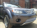 Защита радиатора для Mitsubishi OutLander XL 2006-2010г. хром