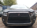 Защита радиатора Mitsubishi OutLander XL Рестайлинг 2010-2012г.