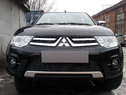 Защита радиатора Mitsubishi Pajero Sport 2 (2013-2016) Калуга