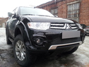 Защита радиатора Mitsubishi Pajero Sport 2 (2013-2016) Калуга