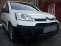 Защита радиатора Citroen Berlingo 2013- рестайлинг (2шт.) black