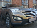 Защита радиатора Hyundai Santa Fe с 2013г.