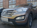 Защита радиатора Hyundai Santa Fe с 2013г. хром