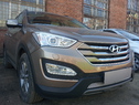 Защита радиатора Hyundai Santa Fe с 2013г. хром