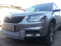 Защита радиатора Skoda Yeti outdoor с 2014г. хром