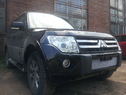 Защита радиатора Mitsubishi Pajero 4 c 2008-2011г. хром