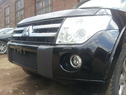 Защита радиатора Mitsubishi Pajero 4 c 2008-2011г.