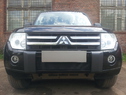 Защита радиатора Mitsubishi Pajero 4 c 2008-2011г.