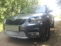 Защита радиатора Skoda Yeti City хром