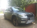 Защита радиатора Skoda Yeti City хром