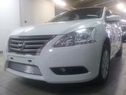 Защита радиатора Nissan Sentra c 2014г. хром