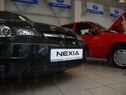 Защита радиатора Daewoo Nexia 2010- black