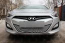 Защита радиатора Hyundai i30  2013-2015 chrome