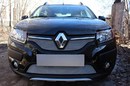 Защита радиатора Renault Sandero Stepway с 2014г хром