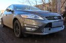 Защита радиатора Ford Mondeo IV 2011-2015 с парктроником chrome