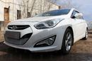 Защита радиатора Hyundai i40  2012-2015 chrome