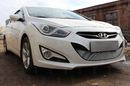 Защита радиатора Hyundai i40  2012-2015 chrome