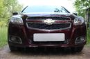 Защита радиатора Chevrolet Malibu VIII рестайлинг 2011-2014 black