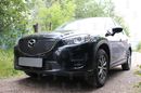 Защита радиатора Mazda CX5 (2015-2017) black верх