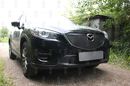 Защита радиатора Mazda CX5 (2015-2017) black верх