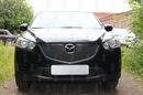 Защита радиатора Mazda CX5 (2015-2017) black верх