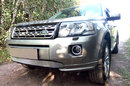 Защита радиатора Land Rover Freelander II (рестайлинг 2) 2012- (бензин) chrome