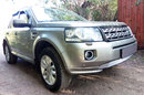 Защита радиатора Land Rover Freelander II (рестайлинг 2) 2012- (бензин) chrome