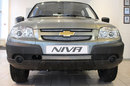 Защита радиатора Chevrolet Niva I рестайлинг (GLC/GLS) 2009- (3 части)  chrome