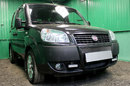 Защита радиатора Fiat Doblo (I рестайлинг) 2005-2014 black комплект