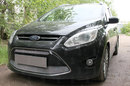 Защита радиатора Ford C-MAX (II) 2010-2015 ( 2 части) chrome комплект