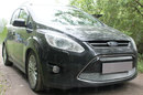 Защита радиатора Ford C-MAX (II) 2010-2015 ( 2 части) chrome комплект