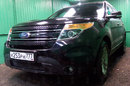 Защита радиатора Ford Explorer (V) 2011-2015 black