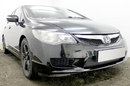 Защита радиатора Honda Civic 4D (VIII рестайлинг) 2008-2012 черный