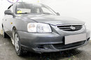 Защита радиатора Hyundai Accent (ТагАЗ) II 2001-2012г.в. black