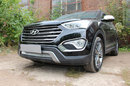 Защита радиатора Hyundai Grand Santa Fe III 2013-2015 chrome