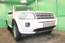 Защита радиатора Land Rover Freelander II (рестайлинг)  2010-2012 black