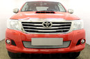 Защита радиатора Toyota Hilux VII рестайлинг 2011-2015 chrome