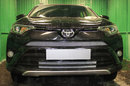 Защита радиатора Toyota Rav 4 2015- хром